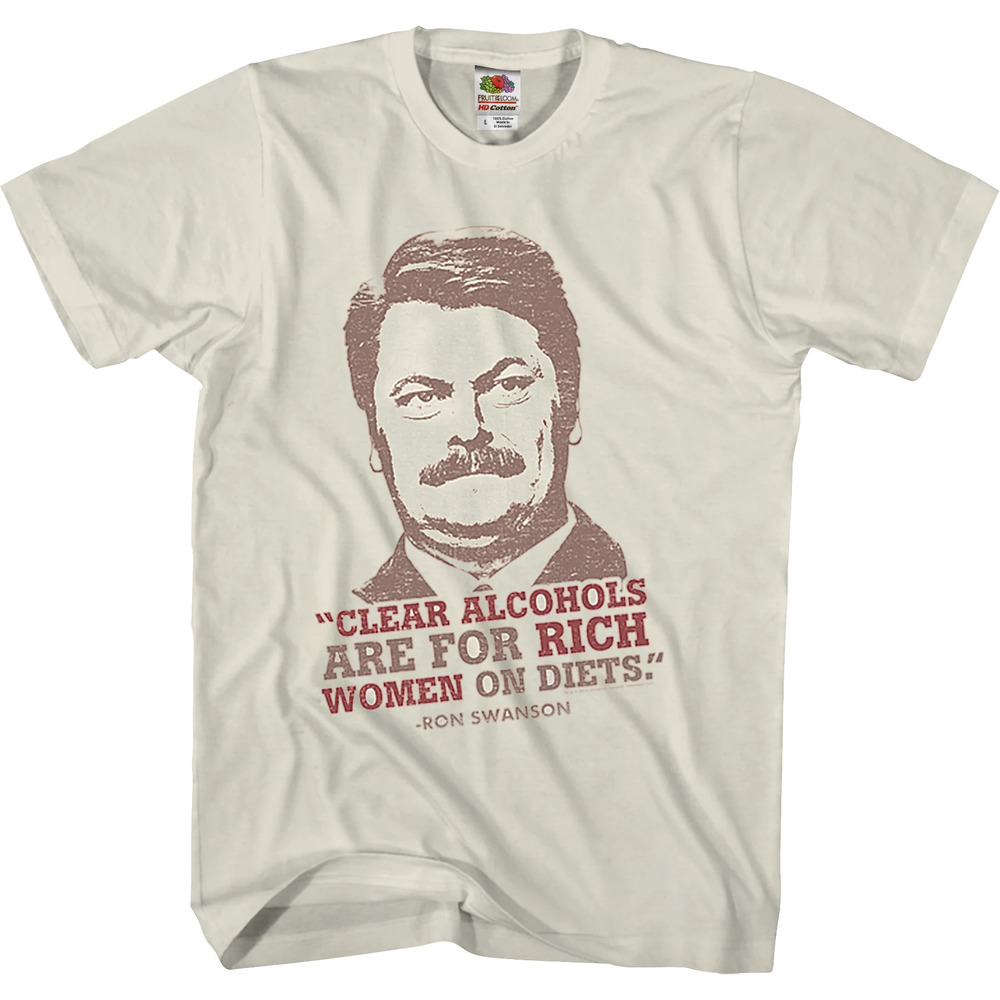 Clear Alcohols Parks And Recreation Tshirt